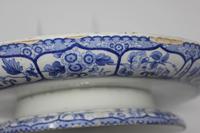 Antique Blue & White Pearlware Italian Scene Cheese Stand (11 of 12) Antique Blue & White Pearlware Italian Scene Cheese Stand (11 of 12)