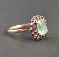 Antique Victorian Aquamarine & Garnet Ring, 9ct Gold (3 of 10) Antique Victorian Aquamarine & Garnet Ring, 9ct Gold (3 of 10)