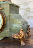 Elegant Tall 19th Century French Gilt Metal & Onyx Garniture Mantel Statue Clock Set (12 of 13) Elegant Tall 19th Century French Gilt Metal & Onyx Garniture Mantel Statue Clock Set (12 of 13)
