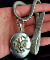 Victorian Silver Collar Necklace and Floral Locket (12 of 14) Victorian Silver Collar Necklace and Floral Locket (12 of 14)