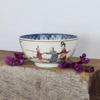 First Period Worcester Porcelain Boy In The Window Slop Bowl (8 of 8) First Period Worcester Porcelain Boy In The Window Slop Bowl (8 of 8)