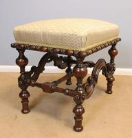 Antique 19th Century Outstanding Quality Walnut Stool. (2 of 5) Antique 19th Century Outstanding Quality Walnut Stool. (2 of 5)
