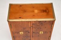 Antique Military Campaign Style Yew Wood Miniature Cabinet (6 of 7) Antique Military Campaign Style Yew Wood Miniature Cabinet (6 of 7)