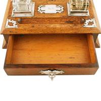 Victorian Oak Inkwell Stand (5 of 7) Victorian Oak Inkwell Stand (5 of 7)