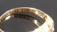 Antique Edwardian 18ct gold 5 stone diamond gypsy boat ring 1910 (4 of 6) Antique Edwardian 18ct gold 5 stone diamond gypsy boat ring 1910 (4 of 6)