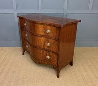 Georgian Flame Mahogany Serpentine Chest of Drawers (14 of 15) Georgian Flame Mahogany Serpentine Chest of Drawers (14 of 15)