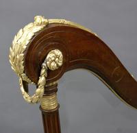 A mahogany & ormolu harp shaped fire screen (6 of 6) A mahogany & ormolu harp shaped fire screen (6 of 6)