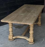 French Bleached Oak Refectory Farmhouse Dining Table (16 of 26) French Bleached Oak Refectory Farmhouse Dining Table (16 of 26)
