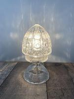 Cut Glass Mushroom Table Lamp, Rewired & PAT Tested c.1920 (9 of 9) Cut Glass Mushroom Table Lamp, Rewired & PAT Tested c.1920 (9 of 9)