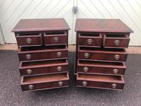 Pair of Small Mahogany Bedside Chest Drawers (9 of 11) Pair of Small Mahogany Bedside Chest Drawers (9 of 11)