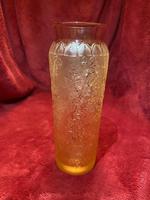 Lalique”Bourgainvillea” patten vase in Amber glass (3 of 5) Lalique”Bourgainvillea” patten vase in Amber glass (3 of 5)