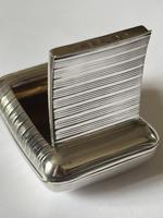 George III Silver Curved Snuff Box Joseph Willmore