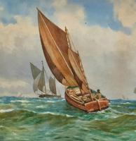 Att: William Boyce 19th Century Sailing Smack Seascape Watercolour Painting (4 of 11) Att: William Boyce 19th Century Sailing Smack Seascape Watercolour Painting (4 of 11)