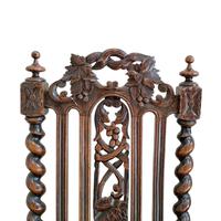 Set of 4 Victorian, Carolean Style Oak Dining Chairs (5 of 6) Set of 4 Victorian, Carolean Style Oak Dining Chairs (5 of 6)