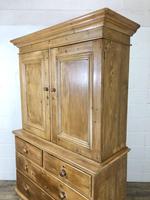 Antique Pine Cupboard with Drawers (10 of 11) Antique Pine Cupboard with Drawers (10 of 11)