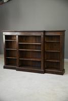 Antique Oak Breakfront Bookcase (8 of 11) Antique Oak Breakfront Bookcase (8 of 11)