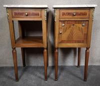 Pair of French Inlaid Mahogany Bedside Cupboards / Night Stands (3 of 14) Pair of French Inlaid Mahogany Bedside Cupboards / Night Stands (3 of 14)