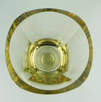 Fine Quality Scandinavian Art Deco Very Heavy Goblet Vase by Eda Citrine c.1931 (4 of 6) Fine Quality Scandinavian Art Deco Very Heavy Goblet Vase by Eda Citrine c.1931 (4 of 6)