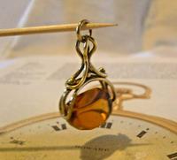 Victorian Pocket Watch Chain Spinner Fob 1890 Antique Large Gilt & Glass Fob (9 of 9) Victorian Pocket Watch Chain Spinner Fob 1890 Antique Large Gilt & Glass Fob (9 of 9)