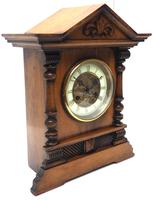 Light Mahogany Bracket Mantel Clock Architectural Striking 8 Day Mantle Clock (3 of 6) Light Mahogany Bracket Mantel Clock Architectural Striking 8 Day Mantle Clock (3 of 6)
