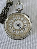 Pretty Silver Ladies Fob Watch & Fob c.1890 (2 of 9) Pretty Silver Ladies Fob Watch & Fob c.1890 (2 of 9)