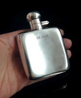 Vintage Art Deco Silver Hip Flask (2 of 12) Vintage Art Deco Silver Hip Flask (2 of 12)
