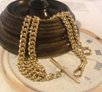 Antique Pocket Watch Chain 1890 Victorian 12ct Rose Gold Filled Albert With T Bar (4 of 12) Antique Pocket Watch Chain 1890 Victorian 12ct Rose Gold Filled Albert With T Bar (4 of 12)