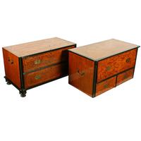 19th Century China Trade Campaign Chest (7 of 8) 19th Century China Trade Campaign Chest (7 of 8)