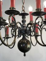 Vintage French Large 12 Arm Flemish Chandelier (8 of 12) Vintage French Large 12 Arm Flemish Chandelier (8 of 12)