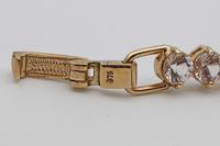 Galileia morganite bracelet in yellow gold (2 of 3) Galileia morganite bracelet in yellow gold (2 of 3)
