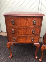 Pair of Antique Burr Walnut Bedside Chests (2 of 9) Pair of Antique Burr Walnut Bedside Chests (2 of 9)