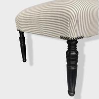 19th Century Footstool on Ebonised Legs (8 of 9) 19th Century Footstool on Ebonised Legs (8 of 9)