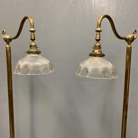 Pair of Adjustable Brass Standard Lamps (4 of 7) Pair of Adjustable Brass Standard Lamps (4 of 7)