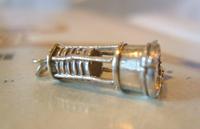 Vintage Silver Pocket Watch Chain Fob 1960s Miners Lamp With Canary Inside (5 of 8) Vintage Silver Pocket Watch Chain Fob 1960s Miners Lamp With Canary Inside (5 of 8)