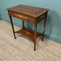 Elegant Edwardian Inlaid Mahogany Antique Side Table (3 of 6) Elegant Edwardian Inlaid Mahogany Antique Side Table (3 of 6)
