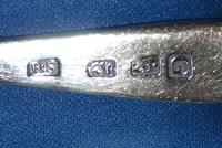 Set of 6 Irish Silver Egg Spoons (3 of 4) Set of 6 Irish Silver Egg Spoons (3 of 4)