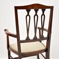Antique Edwardian Mahogany Armchair (6 of 10) Antique Edwardian Mahogany Armchair (6 of 10)