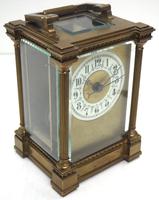 Rare Antique French 8-day Carriage Clock Unusual Masked Dial Case with Sweeping Secs Hand (10 of 12) Rare Antique French 8-day Carriage Clock Unusual Masked Dial Case with Sweeping Secs Hand (10 of 12)