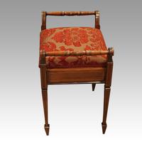 Edwardian inlaid piano stool (7 of 7) Edwardian inlaid piano stool (7 of 7)