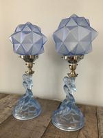 Pair of Art Deco Walther & Sohne Glass Table Lamp, Rewired & Pat Tested c.1930 (3 of 9) Pair of Art Deco Walther & Sohne Glass Table Lamp, Rewired & Pat Tested c.1930 (3 of 9)
