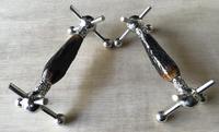 Pair of Victorian Silver Plated & Stag Horn Handle Knife Rests (7 of 7) Pair of Victorian Silver Plated & Stag Horn Handle Knife Rests (7 of 7)