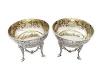 Pair of Antique Edwardian Sterling Silver Bowls / Dishes on Stands 1901 (7 of 9) Pair of Antique Edwardian Sterling Silver Bowls / Dishes on Stands 1901 (7 of 9)