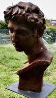 Weathered Cast Iron Statue of Michelangelo's David (2 of 8) Weathered Cast Iron Statue of Michelangelo's David (2 of 8)