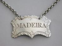 Rare Victorian Silver Goldsmiths Company Wine Label 'Madeira' by Charles Rawlings & William Summers, London, 1854 (4 of 9) Rare Victorian Silver Goldsmiths Company Wine Label 'Madeira' by Charles Rawlings & William Summers, London, 1854 (4 of 9)