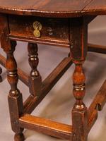 17th Century Gateleg Dining Table c.1680 (8 of 13) 17th Century Gateleg Dining Table c.1680 (8 of 13)