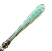 Antique Victorian Sterling Silver & Green Enamel Letter Knife 1885 (4 of 8) Antique Victorian Sterling Silver & Green Enamel Letter Knife 1885 (4 of 8)