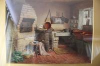 Antique Original Watercolour - A Devonshire Cottage - Henry Tozer 1864-1938 (8 of 11) Antique Original Watercolour - A Devonshire Cottage - Henry Tozer 1864-1938 (8 of 11)