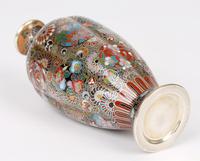 Oriental, Chinese / Japanese Exceptional Silver Metal Cloisonne Vase (6 of 25) Oriental, Chinese / Japanese Exceptional Silver Metal Cloisonne Vase (6 of 25)