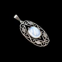 Vintage Moonstone Sterling Silver Drop Pendant Arts & Crafts (2 of 10) Vintage Moonstone Sterling Silver Drop Pendant Arts & Crafts (2 of 10)
