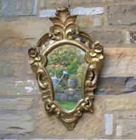 Antique Florentine Shield Shape Mirror (4 of 5) Antique Florentine Shield Shape Mirror (4 of 5)